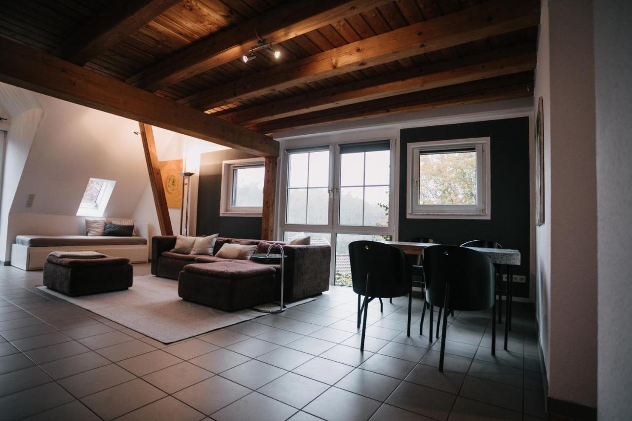 Eigenes Maisonettehaus In Idyllischer Lage Mit Balkon, Nahe Messe, 24H Self-Check In, Gratis Parken Schwabach Buitenkant foto
