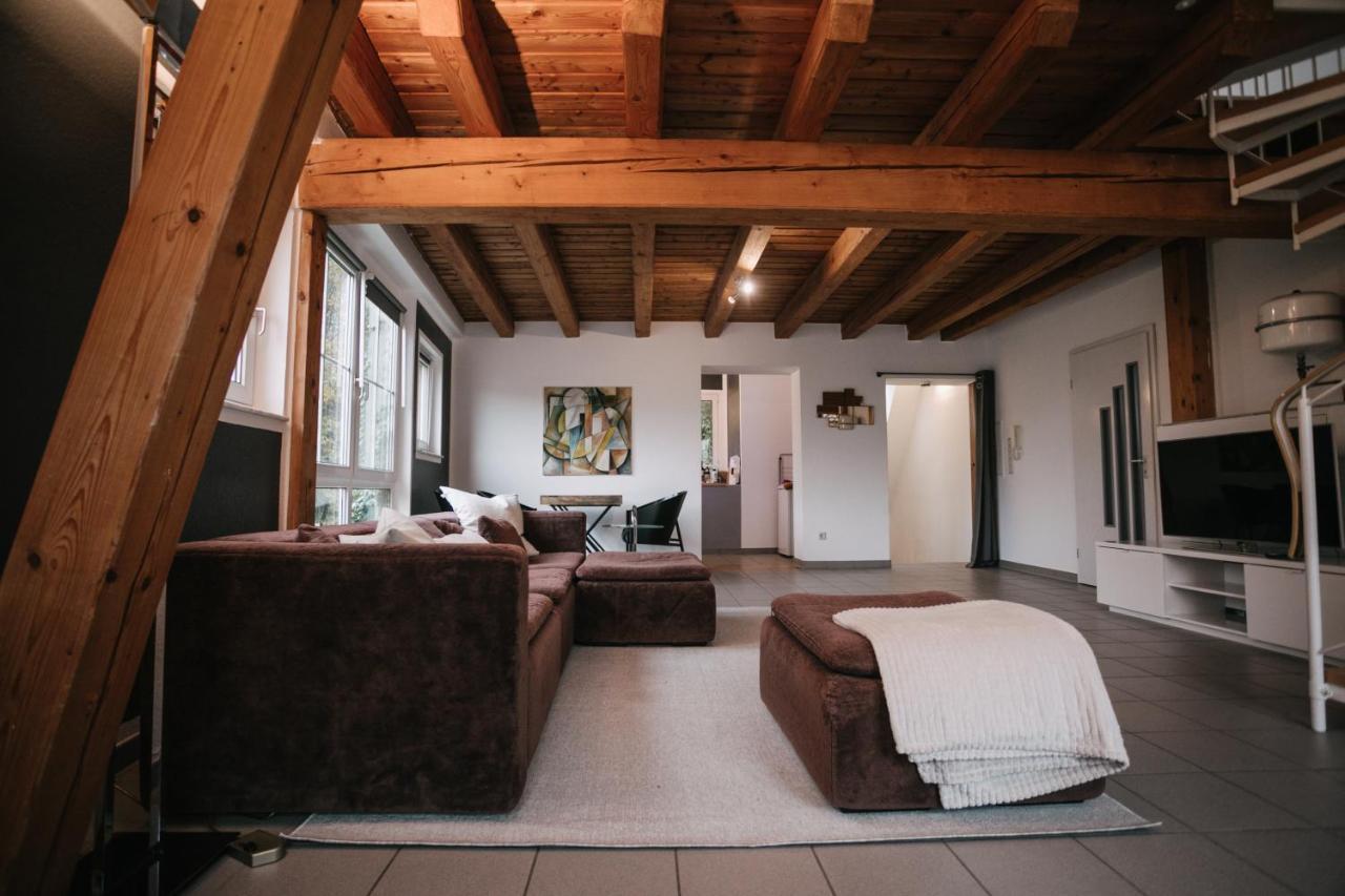 Eigenes Maisonettehaus In Idyllischer Lage Mit Balkon, Nahe Messe, 24H Self-Check In, Gratis Parken Schwabach Buitenkant foto