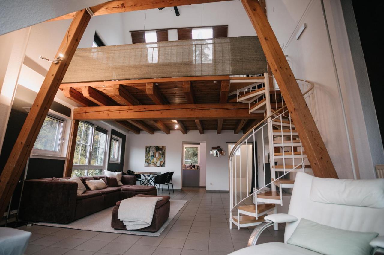 Eigenes Maisonettehaus In Idyllischer Lage Mit Balkon, Nahe Messe, 24H Self-Check In, Gratis Parken Schwabach Buitenkant foto